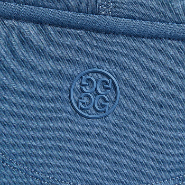 Gfore Hooded Luxe Quarter Zip Mid Layer Golf Jacket Slate - FA23