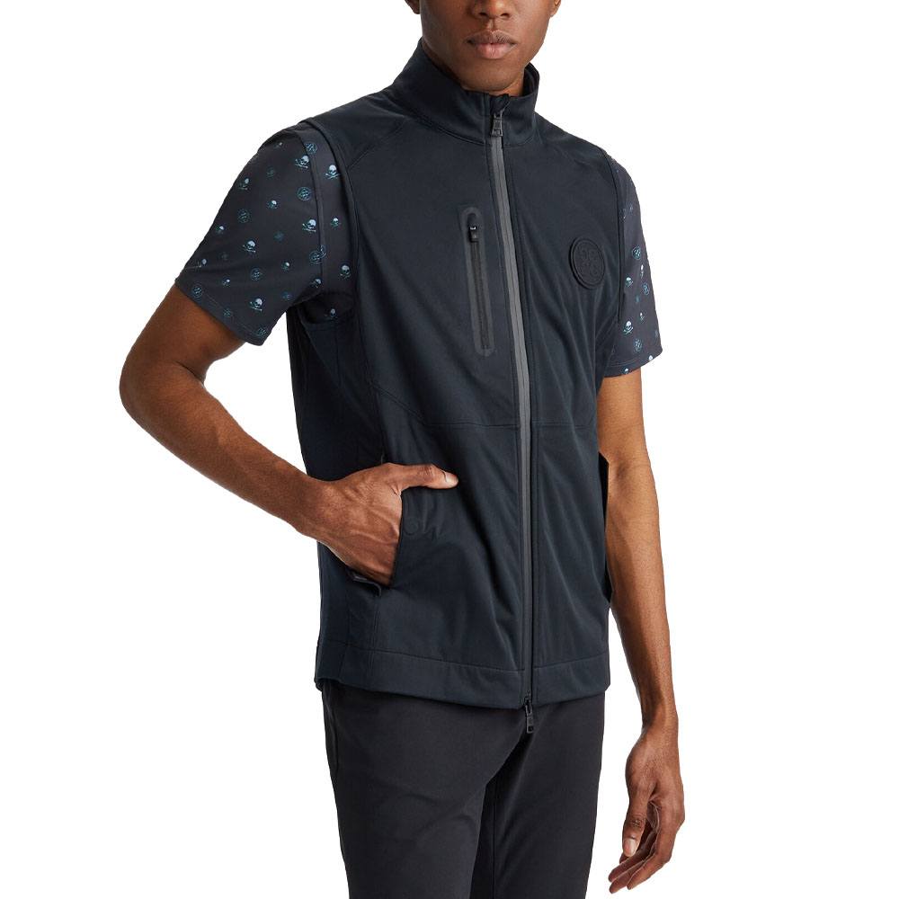 Gfore Weather Resistant Slim Fit Repeller Golf Vest Onyx - 23