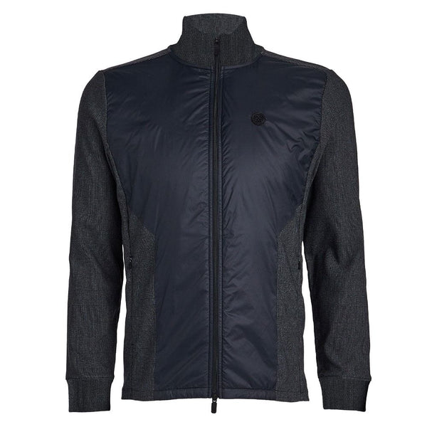 Gfore Glen Plaid Track Golf Jacket Onyx - FA23