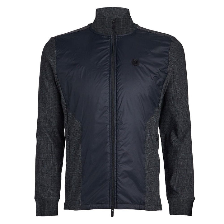 Gfore Glen Plaid Track Golf Jacket Onyx - FA23
