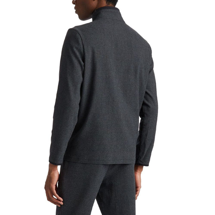 Gfore Glen Plaid Track Golf Jacket Onyx - FA23