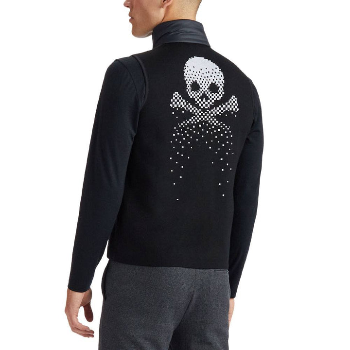 Gfore Pixelated Skull & T's Merino Wool Full Zip Golf Vest 2023