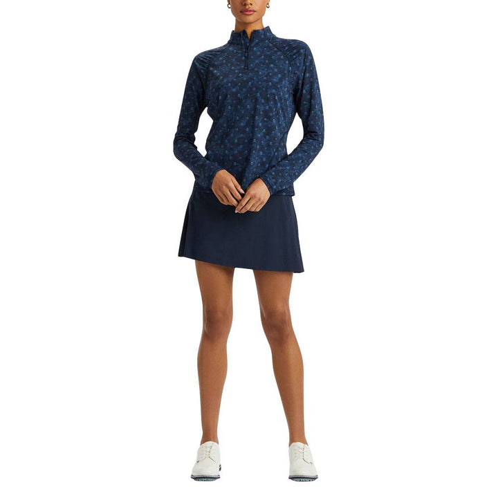 Gfore Icon Camo SilkyTech Nylon Ruched Golf Pullover Twilight - FA23 Women