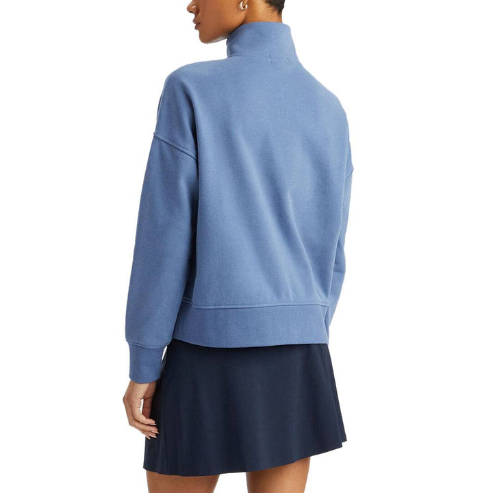Gfore Girls Too French Terry Quarter Zip Boxy Golf Pullover Slate - FA23 Women
