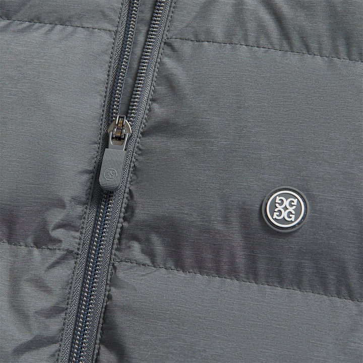 Gfore Coated Nylon Melange Puffer Golf Jacket Charcoal Heather Gray - FA23 Women