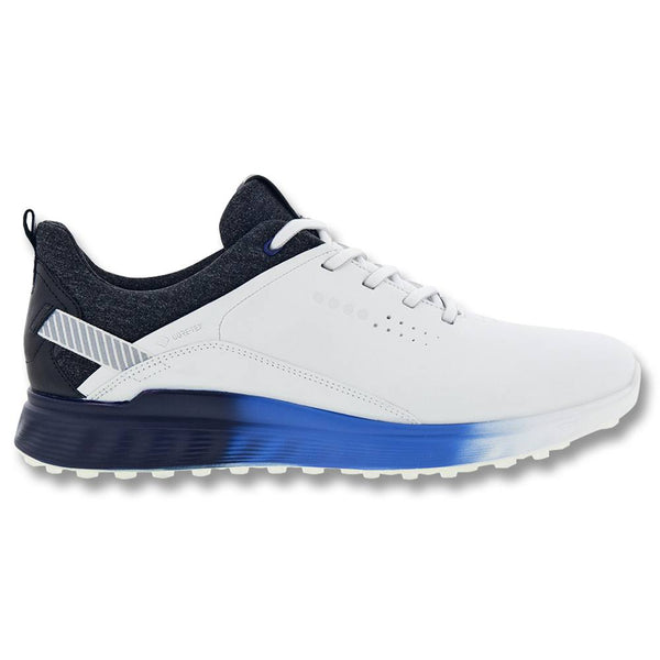 ECCO S-Three Spikeless Golf Shoes White/Black - 23 Men