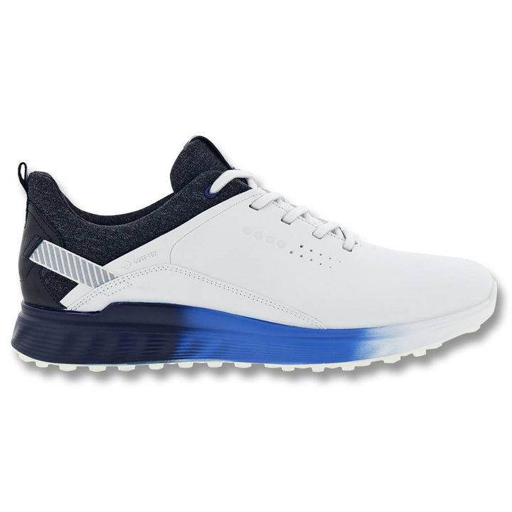 ECCO S-Three Spikeless Golf Shoes White/Black - 23 Men