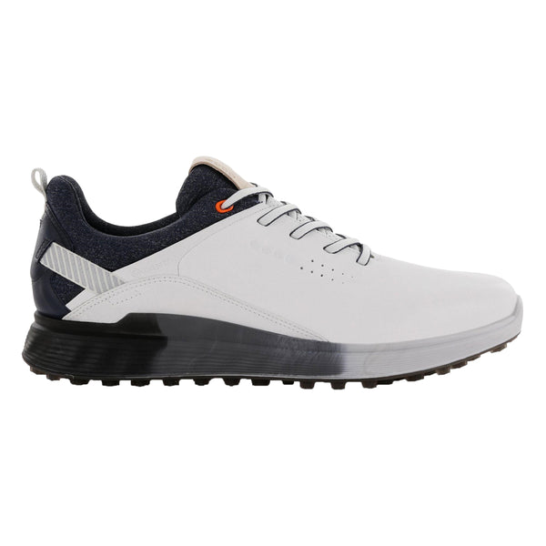 ECCO S-Three Spikeless Golf Shoes White - 23 Men