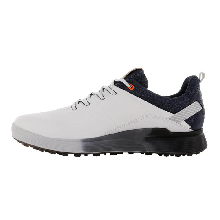 ECCO S-Three Spikeless Golf Shoes White - 23 Men