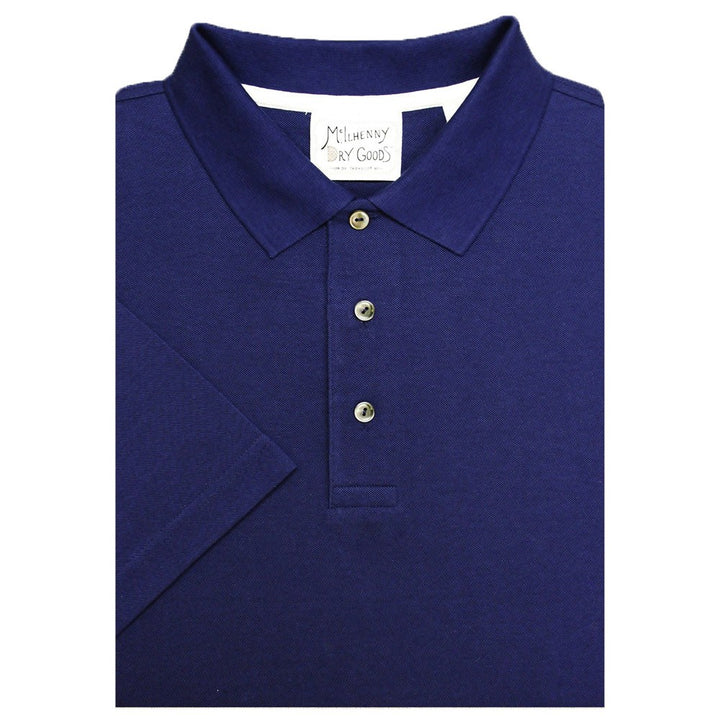 McIlhenny Basic Pique Golf Polo Deep Navy - SS20 Men