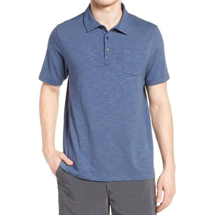 TravisMathew Logan Golf Polo Vintage Indigo - SS17 Men