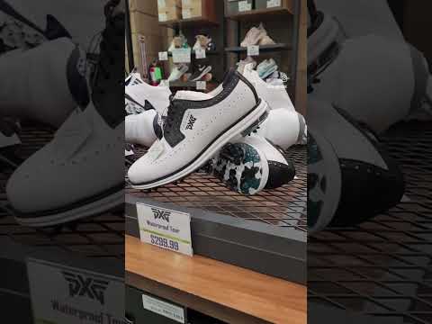 PXG X CH Waterproof Tour Golf Shoes Black/Brilliant White - 25 Men