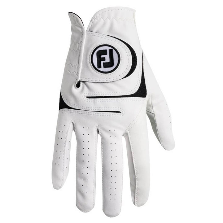 FootJoy WeatherSof 2-Pack Golf Glove White/Black - 23