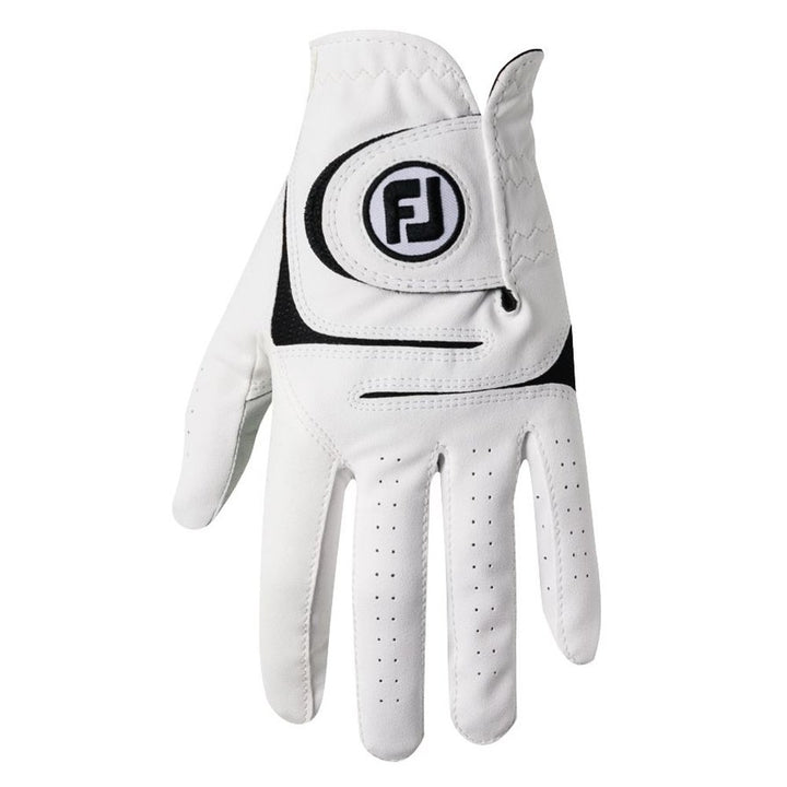 FootJoy WeatherSof 2-Pack Golf Glove White/Black - 23