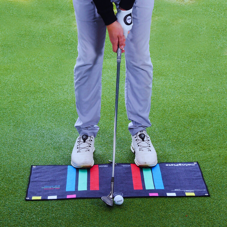 Golf Training Aid The Stance Towel - By Swing Plate