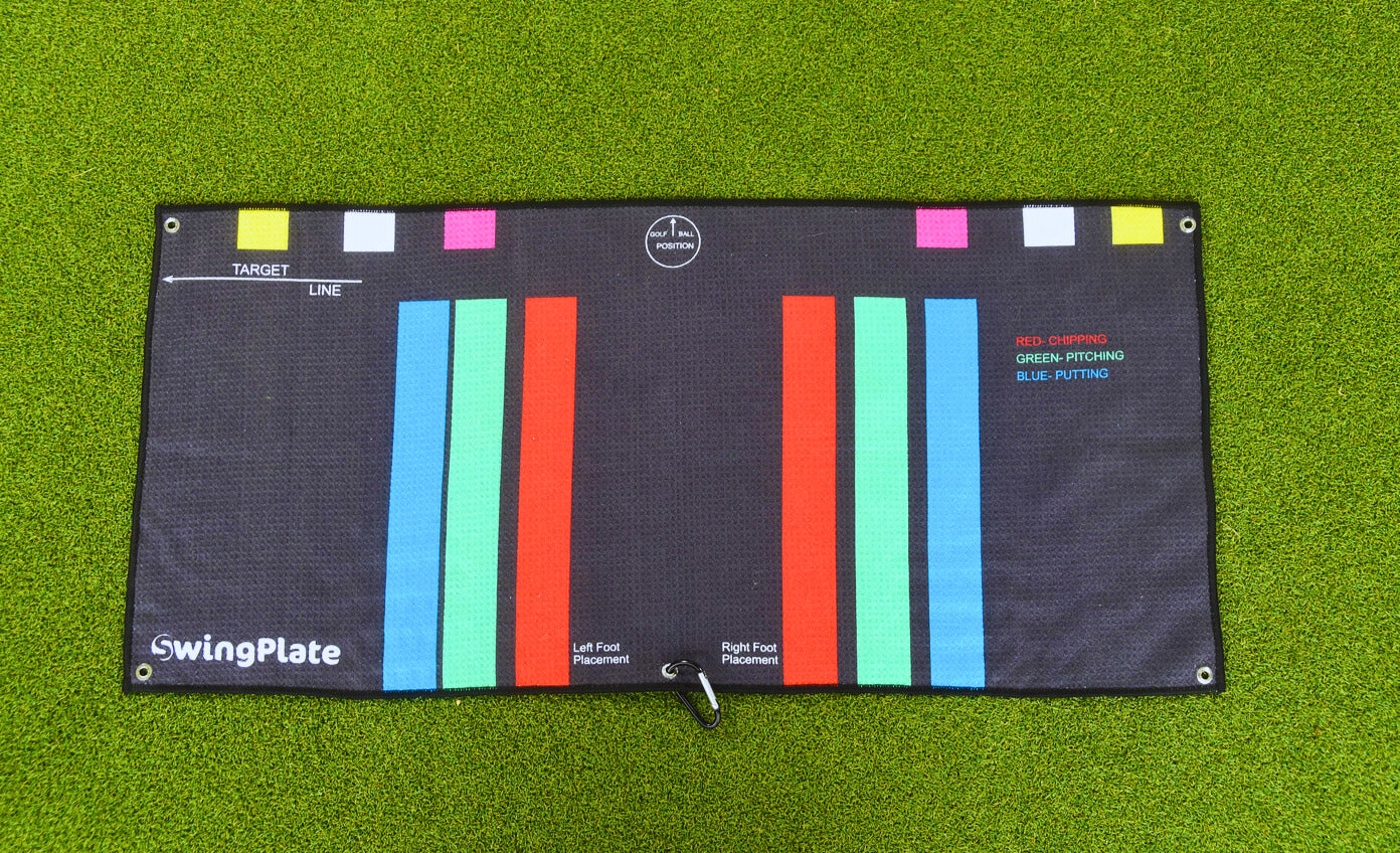 Golf Training Aid The Stance Towel - By Swing Plate