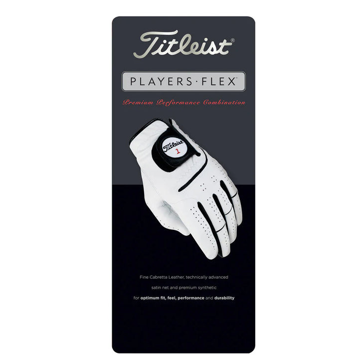Titleist Players Flex Golf Glove Pearl - 23 Women