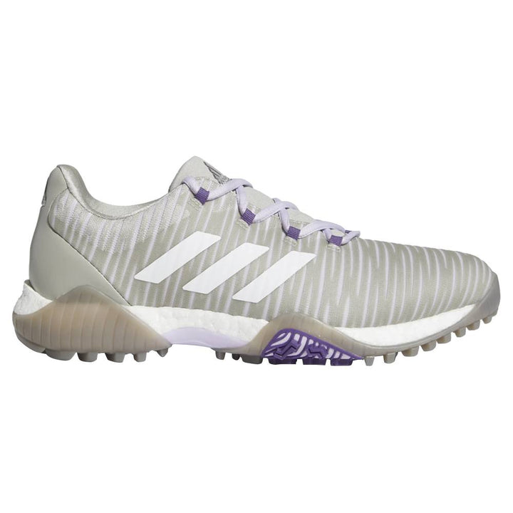 Adidas CodeChaos Spikeless Golf Shoes Metal Gray/Crystal White/Purple Tint - SS20 Women