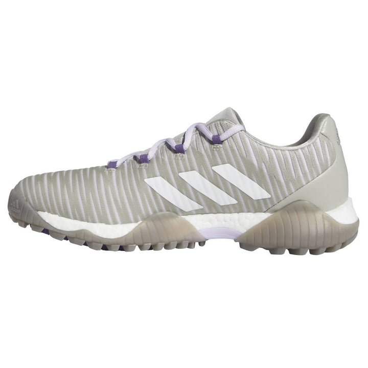Adidas CodeChaos Spikeless Golf Shoes Metal Gray/Crystal White/Purple Tint - SS20 Women