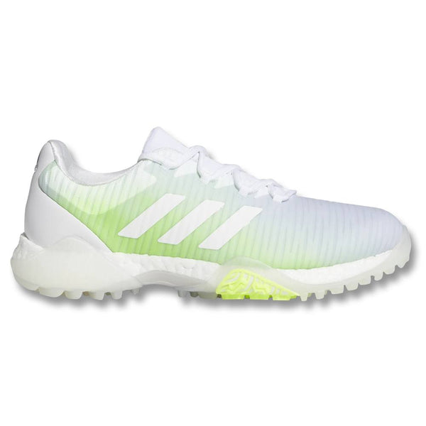 Adidas CodeChaos Spikeless Golf Shoes White/White/Signal Green - SS20 Women