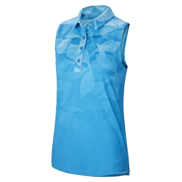 Nike Dri-FIT Fairway Print Golf Polo Laser Blue - SU20 Women