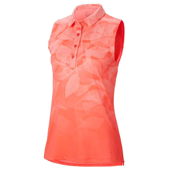 Nike Dri-FIT Fairway Print Golf Polo Laser Crimson - SU20 Women