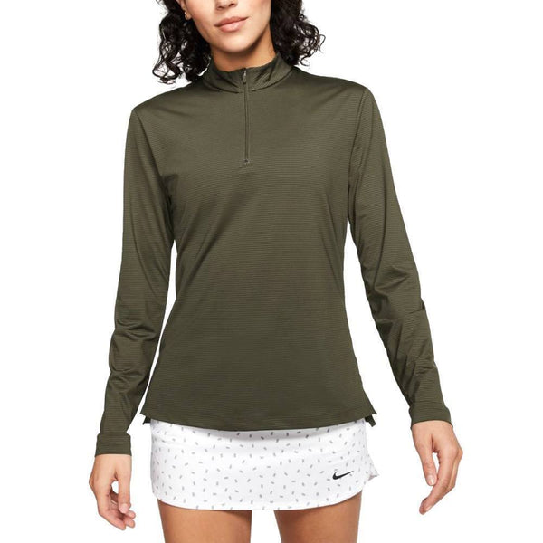 Nike Dri-FIT UV Victory Half-Zip Golf Pullover Medium Olive - FW20 Women