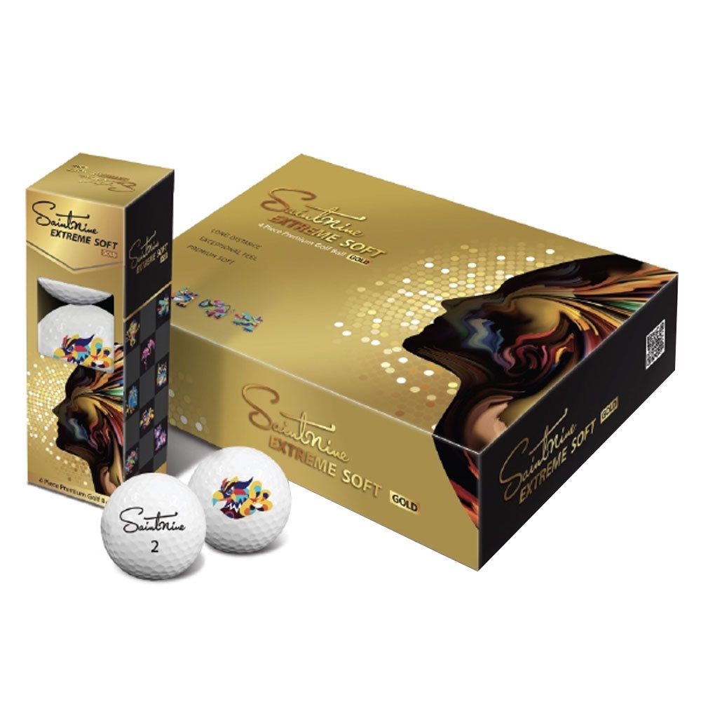 Saintnine Extreme Soft Gold Golf Balls 2019