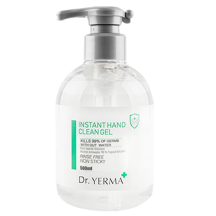 Dr. Yerma Instant Hand Sanitizer Clean Gel Alcohol 70% Fresh Scent