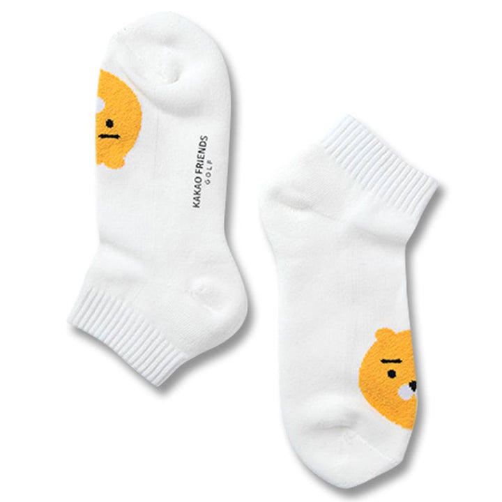 Kakao Friends Golf Smile Row Cut Golf Socks 2021 Women