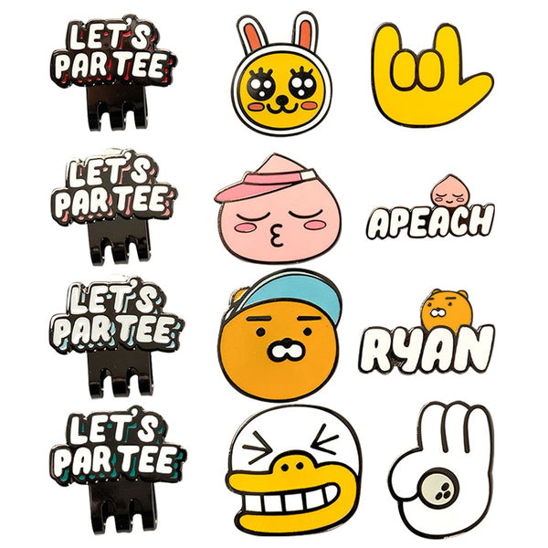 Kakao Friends Golf Let's Par Tee Ball Marker 2021