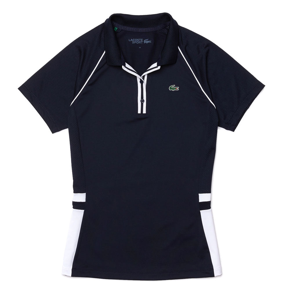 Lacoste Sport Bimaterial Breathable Stretch Tennis Golf Polo 2021 Women
