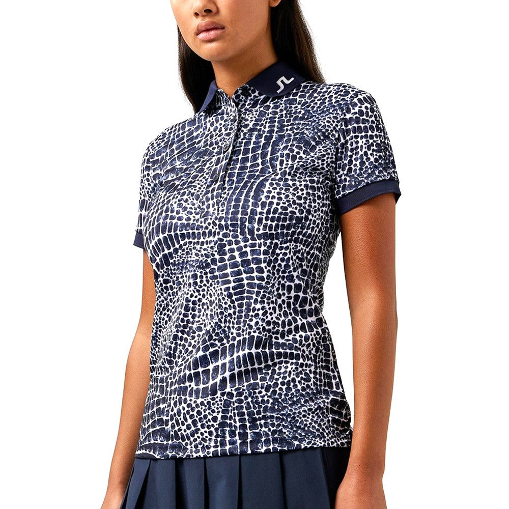 J.Lindeberg Tour Tech Print FW Golf Polo 2021 Women
