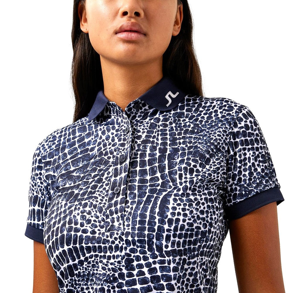 J.Lindeberg Tour Tech Print FW Golf Polo 2021 Women