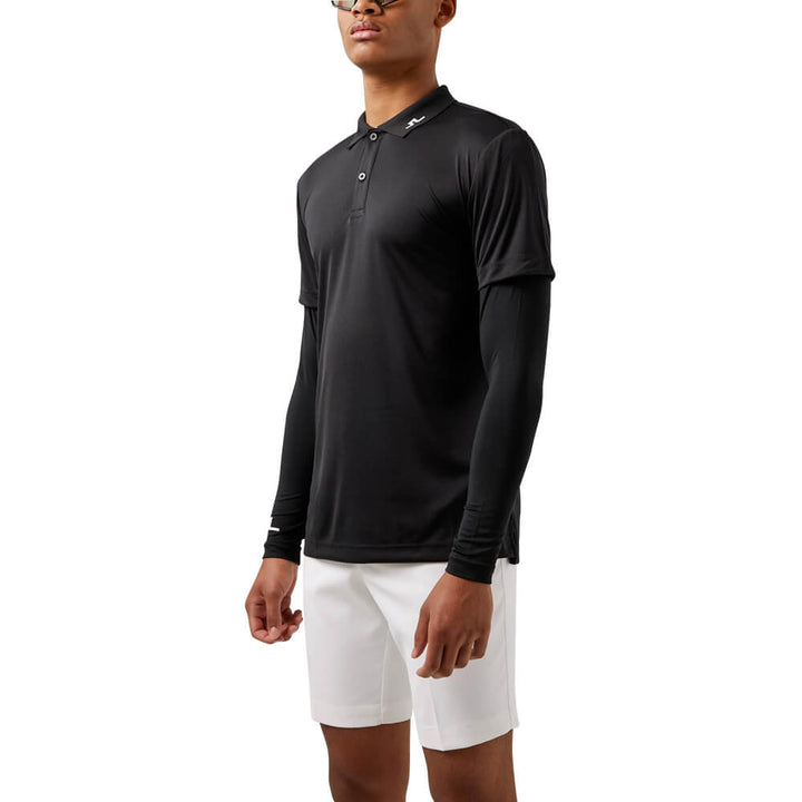 J.Lindeberg Leon Regular Fit LS Golf Polo 2021