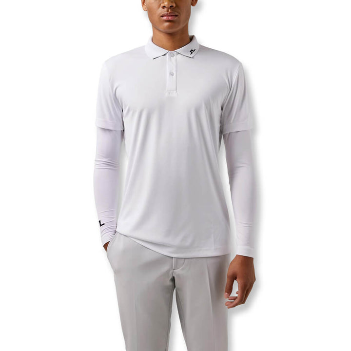 J.Lindeberg Leon Regular Fit LS Golf Polo 2021