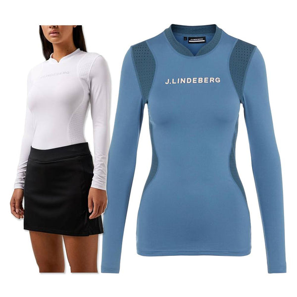 J.Lindeberg Zowie Soft Compression Golf Top 2021 Women