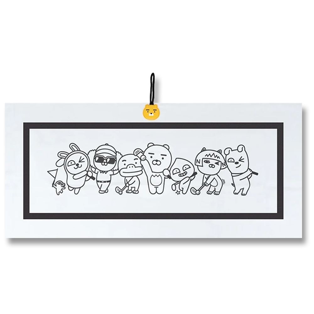 Kakao Friends Golf Best Friends Golf Club Towel 2022
