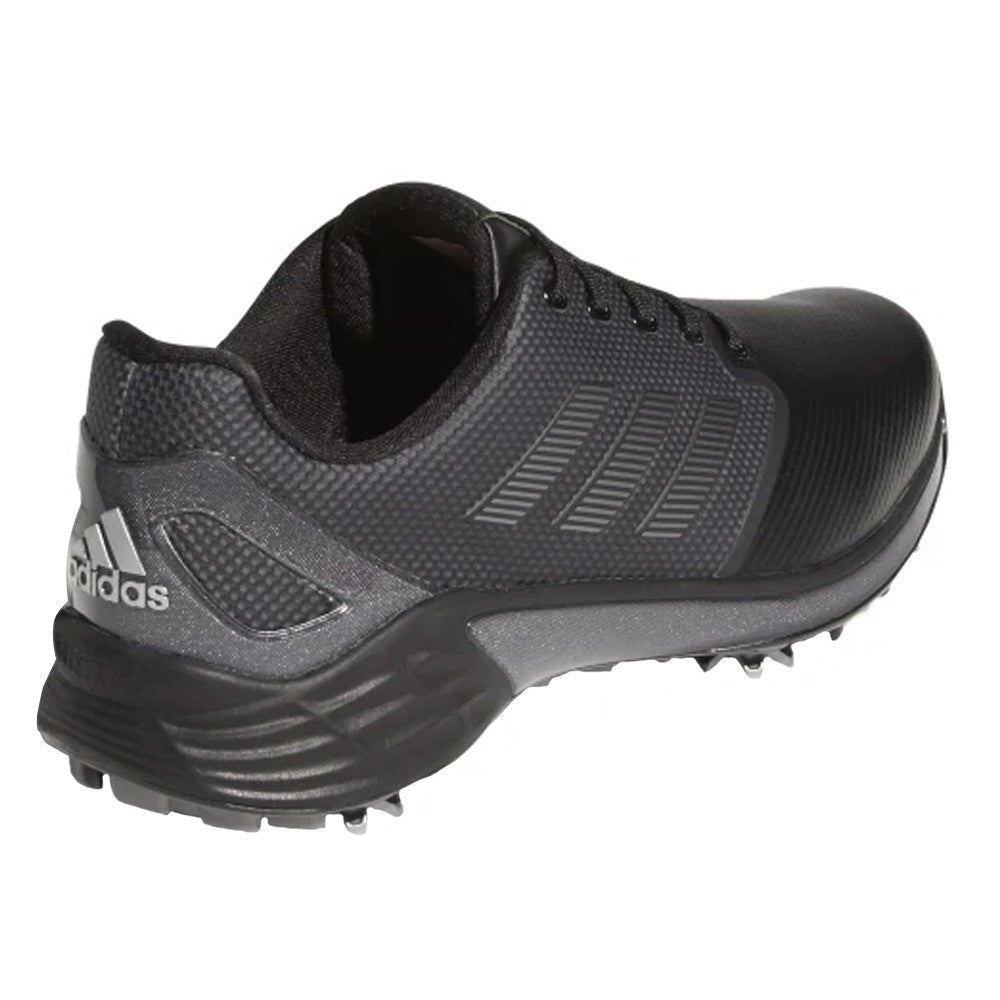 adidas Men's ZG21 Golf Shoes 8.5 Black Silver Grey Five