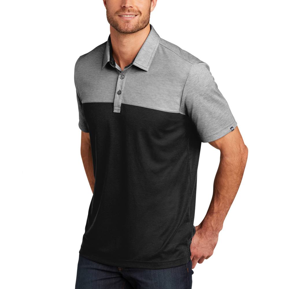 TravisMathew Oceanside Blocked Golf Polo 2022