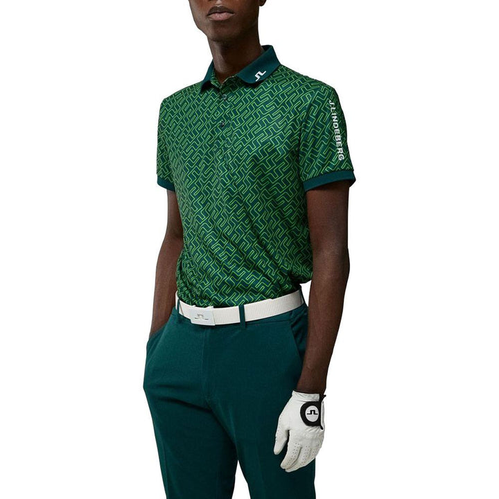 J.Lindeberg Tour Tech Regular Fit Print Golf Polo 2022