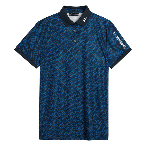 J.Lindeberg Tour Tech Regular Fit Print Golf Polo 2022