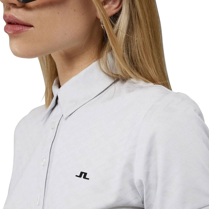 J.Lindeberg Alaya Jacquard FW22 Golf Polo 2022 Women