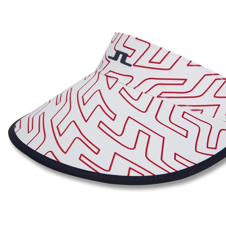 J.Lindeberg Alba Print Big FW Golf Visor 2022 Women