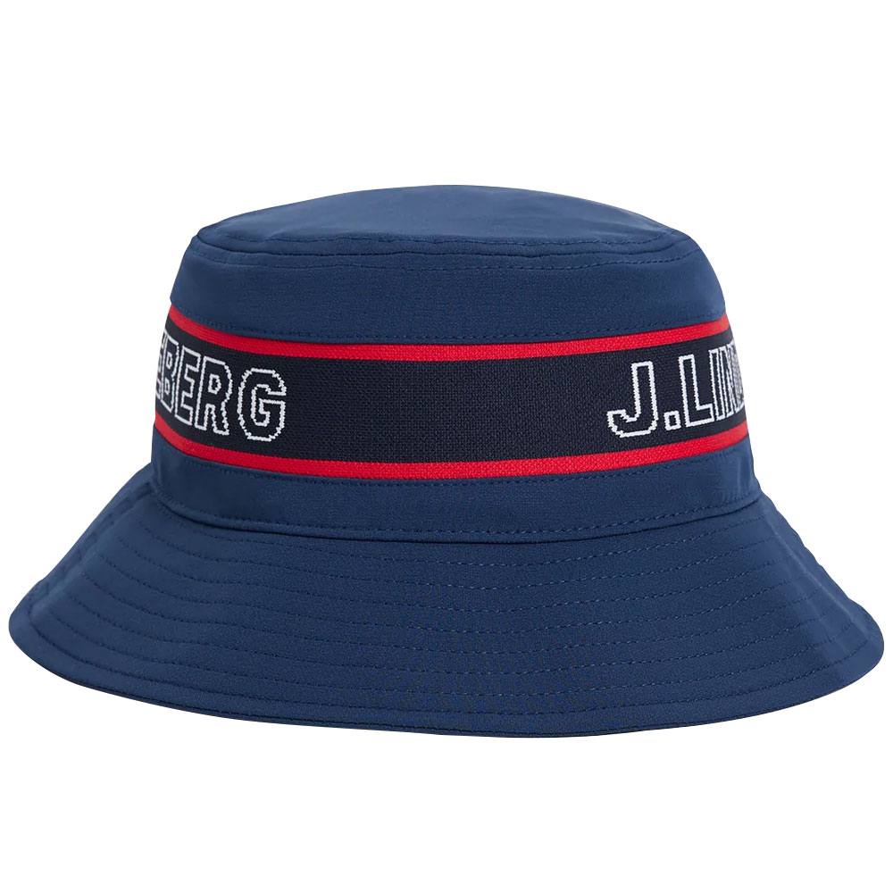 J.Lindeberg Denver Stripe Bucket Golf Hat 2022