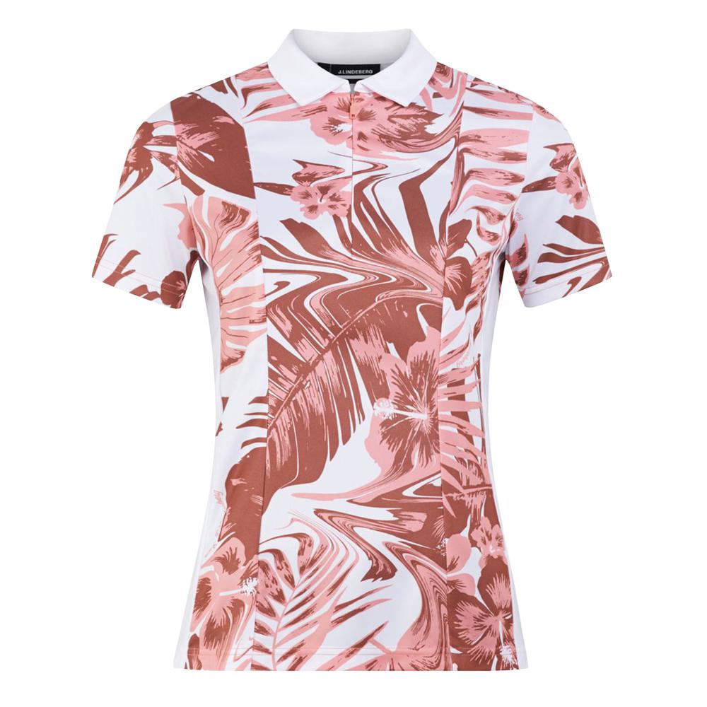 J.Lindeberg Evelina Print Golf Polo 2023 Women