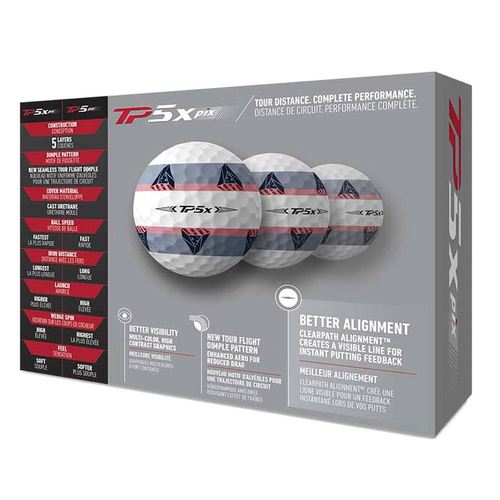 TaylorMade TP5x Pix Golf Balls 2022
