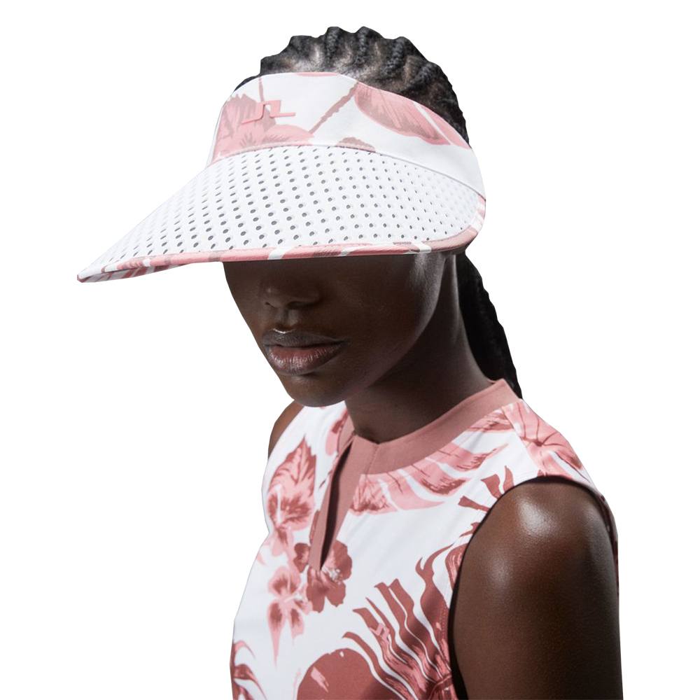J.Lindeberg Vera Print Big Golf Visor 2023 Women