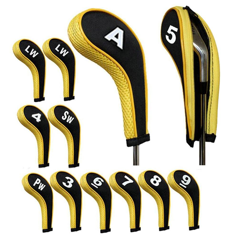Golfio - Siranlive Rubber Neoprene 12-Piece Set Headcover with Zipper Long Neck 2023