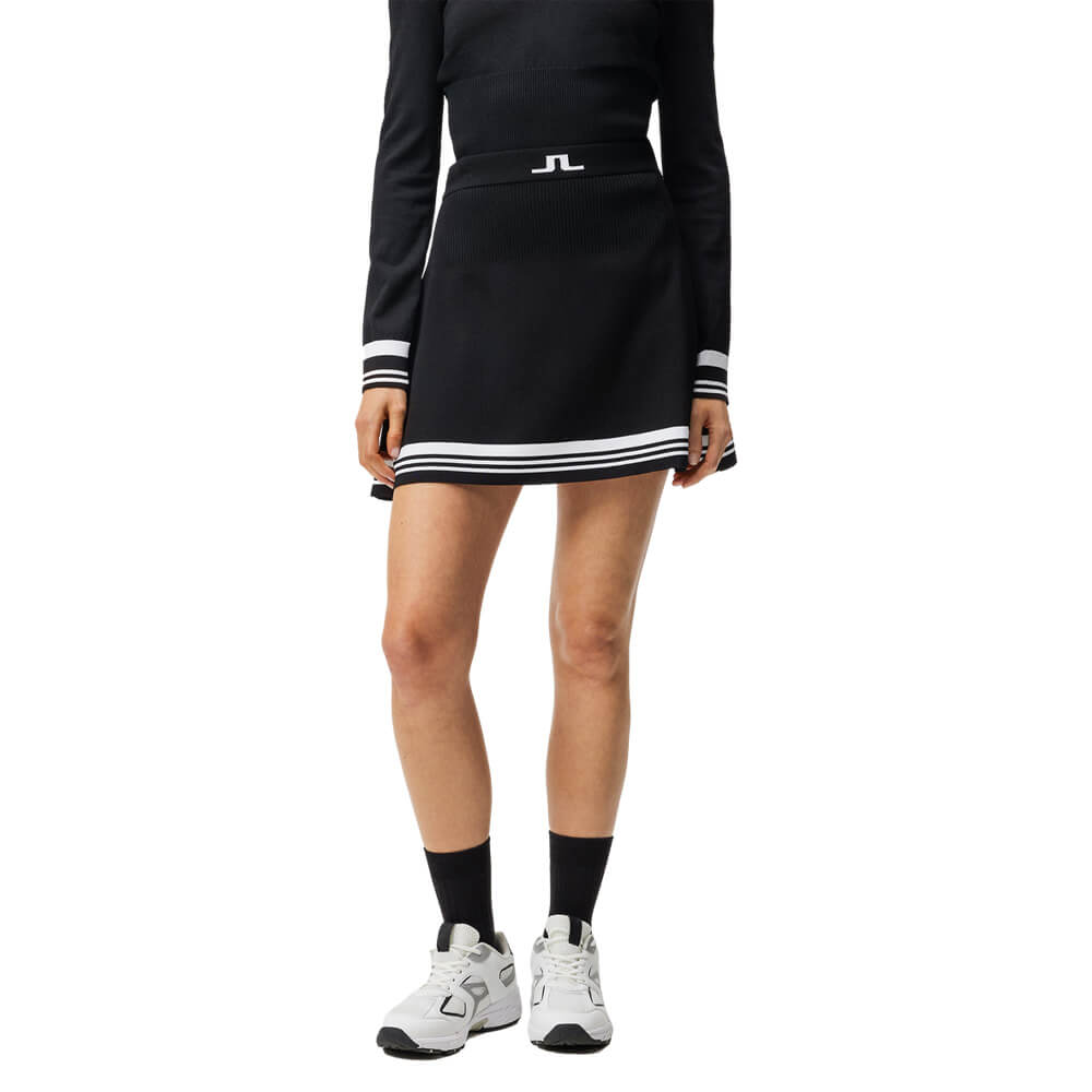 J.Lindeberg Frida Stripe Knitted Golf Skirt 2023 Women